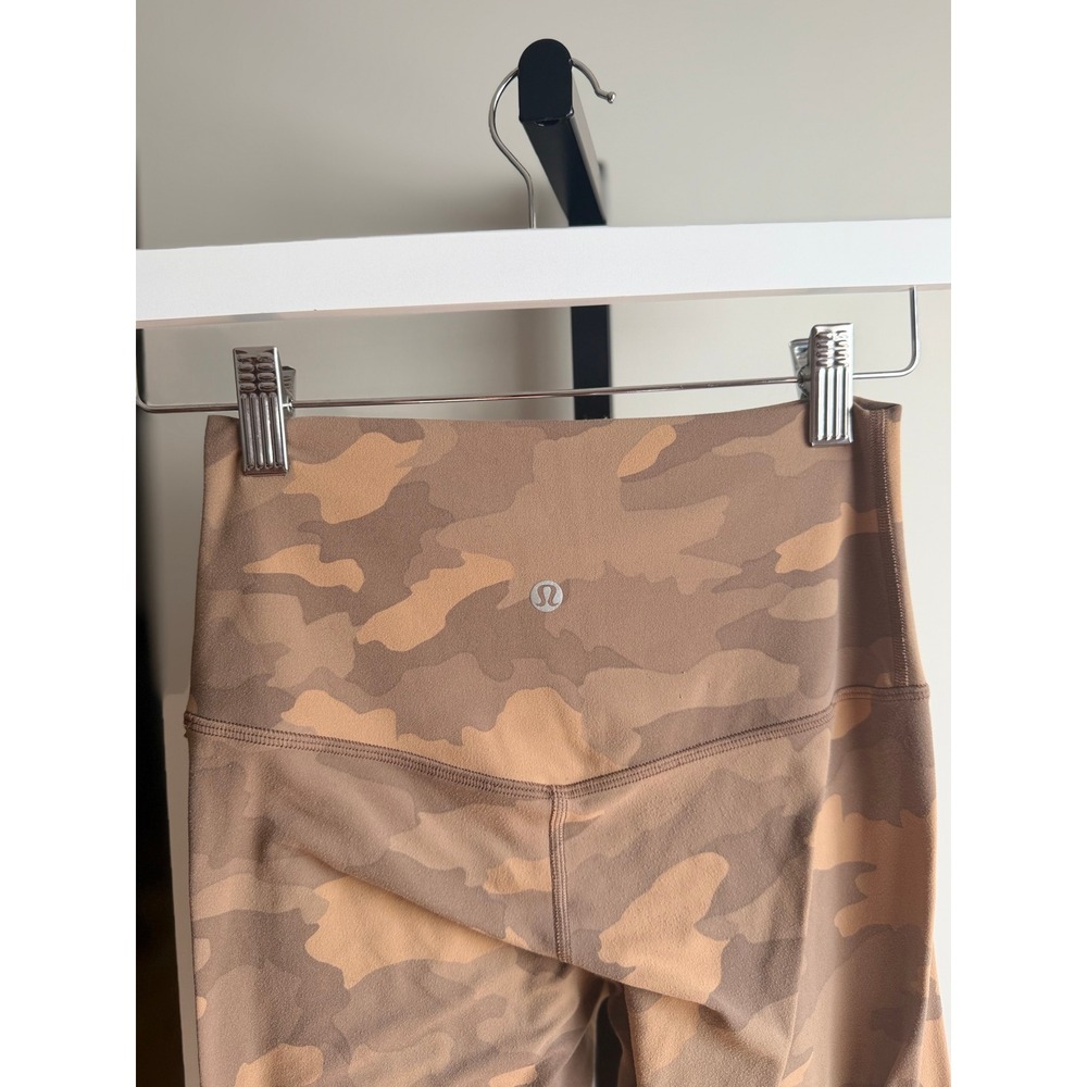 Lululemon Align Leggings – Size 4 – Heritage 365 Camo Beige Multi - Picture 5 of 6